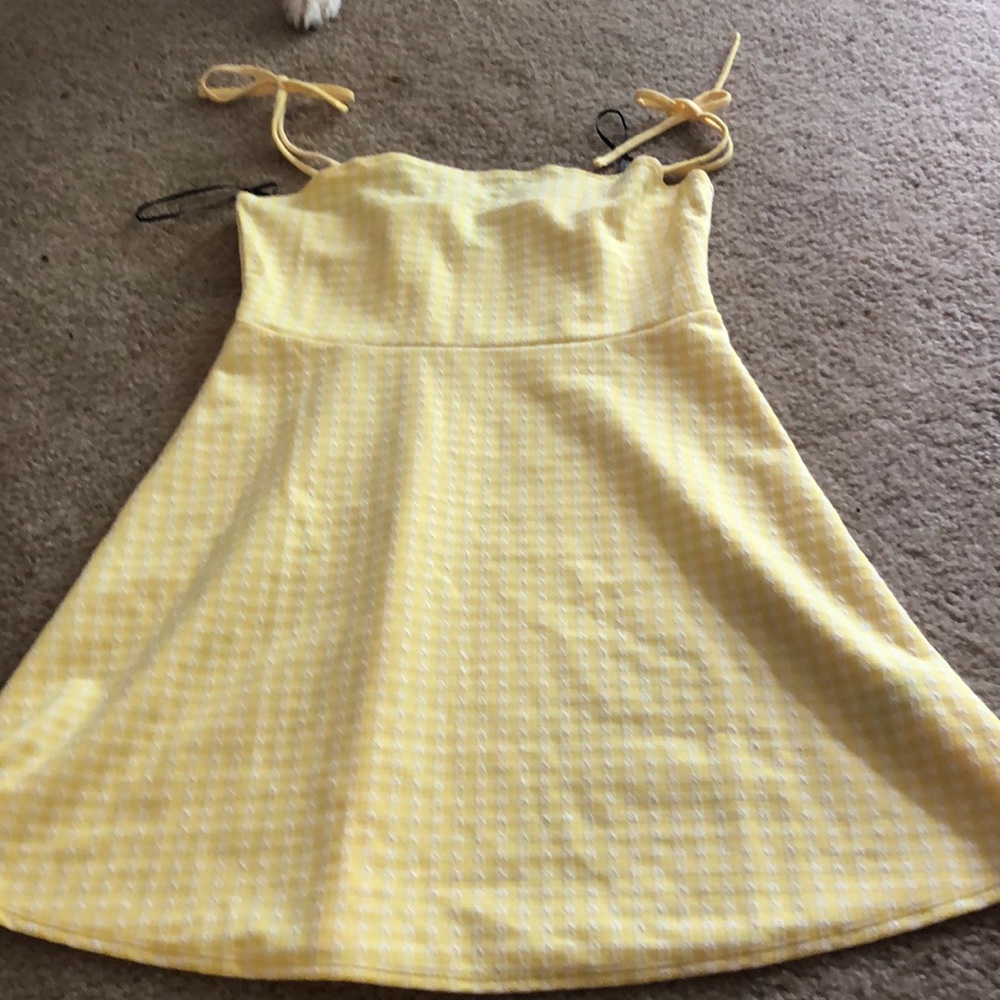 Worn once new summer yellow dress